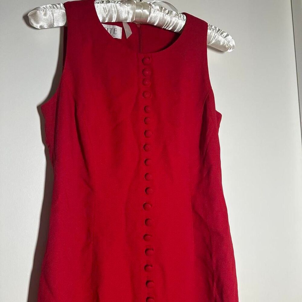 Petite-sophisticate Women's Red Dress